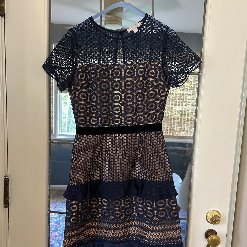 Little Black  & Blue Dress